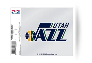 Utah Jazz Logo Static Cling Sticker NEW!! Window or Car! NBA - Picture 1 of 2