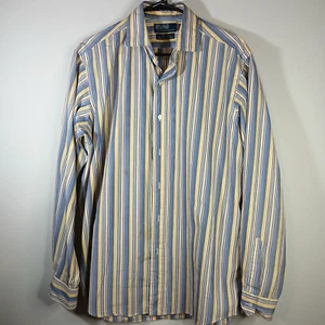 Polo Ralph Lauren Hemd Herren M Knopf Langarm Gestreift Westerton Freizeit AB52 - Bild 1 von 12