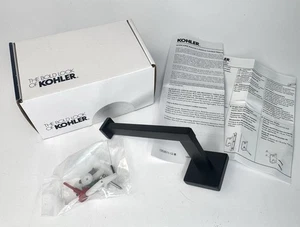 Kohler K-23292-BL Square Wall Mounted Euro Toilet Paper Holder Matte Black - Picture 1 of 6