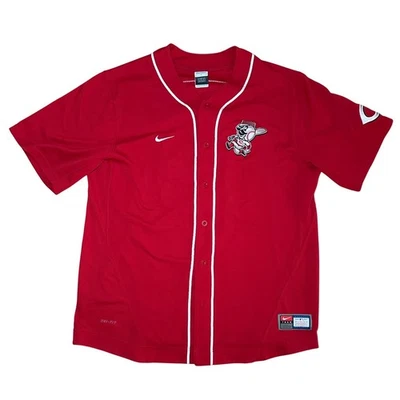 Camiseta deportiva cosida de béisbol Nike Dri-Fit Joey Votto de los Rojos de Cincinnati para hombre L MLB #19 Foto 1 de 4