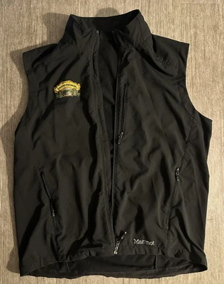 Men's Sierra Nevada Embroidered Emblem Marmot Vest -Black size 2XL - Image 1 of 4