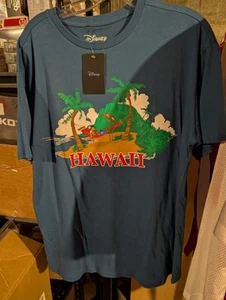 Lilo & Stitch Blue Hawaii Disney Shirt Size Medium - Picture 1 of 4