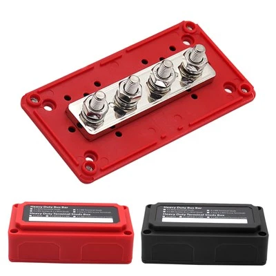 Stromverteilerblock Block Sammelschiene 48V300A Verteilerblock Stromverteiler M8 - Bild 1 von 4