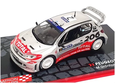 Eaglemoss 1/43 Scale 9924A - Peugeot 206 WRC 2002 #2 Gronholm/Rautiainen - Image 1 of 4