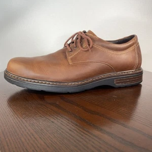 SAS Aden Oxford Men Size 12 M Brown Leather Casual Comfort Shoes Lace Up Nice - Picture 1 of 15