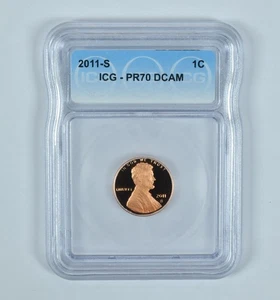 2011-S Lincoln Shield Cent PR70 DCAM ICG *3518 - Picture 1 of 5