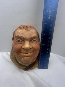 Legend Products 80s Friar Tuck Chalkware Head Bosson Style Wall Decor Plaque 80s - Bild 1 von 8