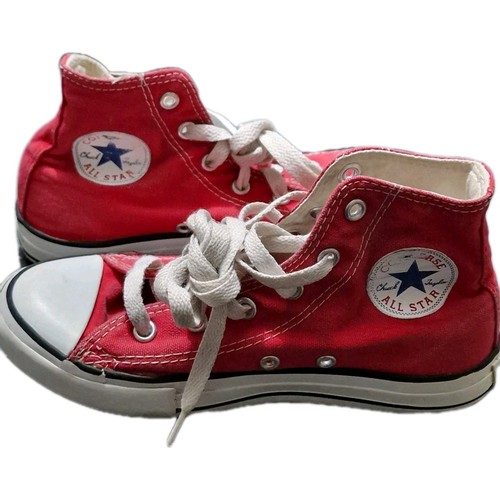 Scarpe da ginnastica Converse All Star High per bambini rosse taglia UK 1 EU 33 US 1 5