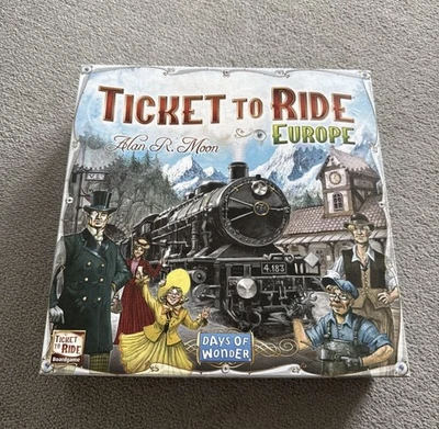  Ticket to Ride Europe Board Game  - Image 1 of 4
