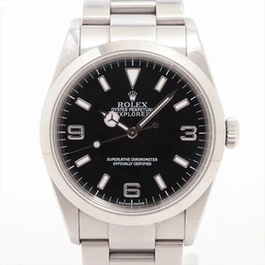 Rolex Explorer I 114270 SS SS AT schwarzes Zifferblatt - Bild 1 von 7
