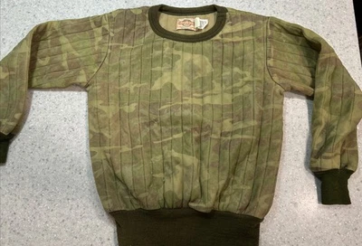 Sudadera y Pantalones Raros Vintage SAFTBAK Camuflaje Camuflaje Térmico Cuello Redondo Años 70 Foto 1 de 4