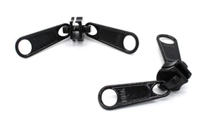 YKK Zipper Replacement Sliders ~ #10 Coil Long Pull with 2 Heads-~ Extra Heavy - Picture 1 of 2