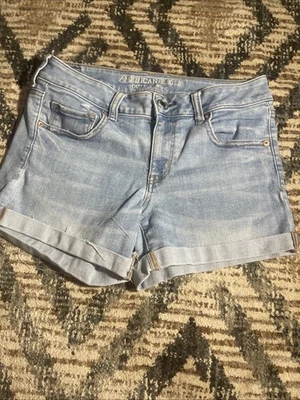 American Eagle Outfitters Woman’s Size 10 US Denim Shorts Super Stretch - Image 1 of 4