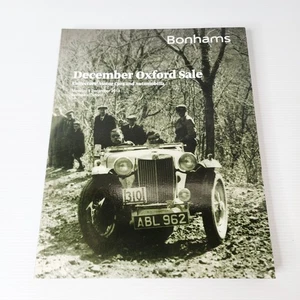 Bonhams December Oxford Sale Car Automobile Auction Catalogue London 2013 - Picture 1 of 14