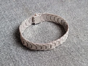 sehr schweres altes 800er Silberarmband - Art Deco, Vintage, Retro, massiv, edel - Bild 1 von 3