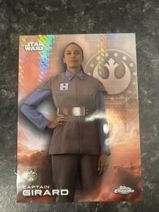 2025 Topps Chrome Star Wars #17 Captain Girard Prism Refractor SP - Picture 1 of 5