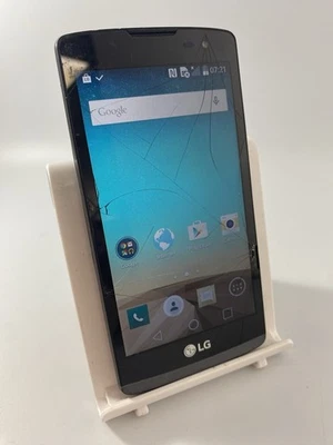LG Leon Black Unlocked 8GB 4.5" 5MP Android Smartphone Cracked Fault #C07 - Image 1 of 4
