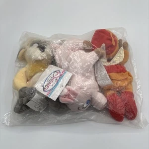RARE ITEM! Vintage Factory Sealed Disney Store Black Cauldron Bean Bag Plush Set - Picture 1 of 5