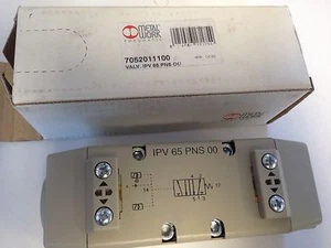 Neu METAL WORK 7052011100 PNEUMATISCHES VERTEILERVENTIL, GRÖSSE 2, IPV 65 PNS OO, DC - Bild 1 von 4