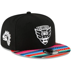 New Era DC United Serape Color Visor Side Latin Native Tribal Eagle Snapback Hat - Picture 1 of 5