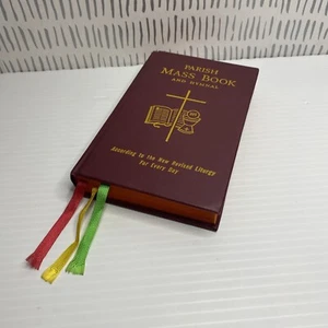 Vintage CATHOLIC PARISH MASS BOOK AND HYMNAL ST JOSEPH EDITION 1966 Hardcover - Picture 1 of 17