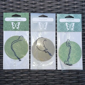 Scentsy Scent Circle Air Freshener Evergreen Silver Bells Vanillamint Lot Of 3 - Picture 1 of 2