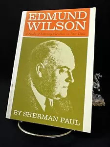 Edmund Wilson: Study of Literary Vocation in Our Time, Sherman Paul 1965 - Imagen 1 de 11