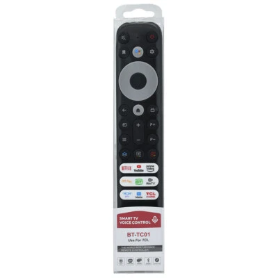 Nouveau BT-TC01 pour TCL Smart Voice TV Télécommande Netflix YouTube RC902V FMR1 - Photo 1/4
