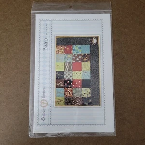 Edredón Shabby Fabrics Bistro 22x36 café patrón nivel principiante 2009 NUEVO - Imagen 1 de 5