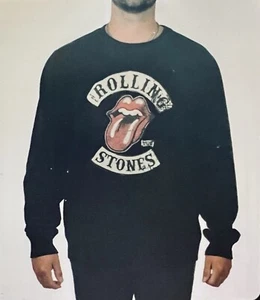The Rolling Stones Labeled Long Sleeve Band Sweatshirt  Fleece Unisex X-Large - Picture 1 of 4
