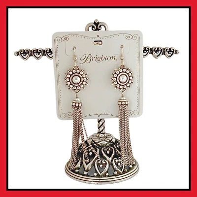 Pendientes Brighton Telluride Sunburst Borla Alambre Francés JA6740 Precio de venta sugerido por el fabricante 72 USD NUEVOS CON ETIQUETAS Foto 1 de 4