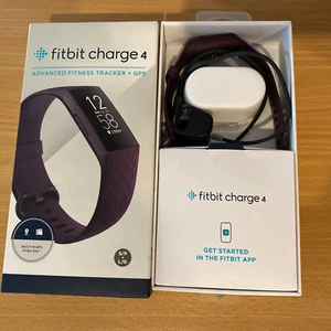 Fitbit Charge 4 Fitness Activity Tracker - Purple - Needs Battery Replacement - Picture 1 of 11