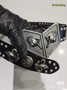 JoJo's Bizarre Adventure SBR Belt Gyro Zeppeli Anime Cosplay Belt w/Belt buckle - Picture 1 of 30