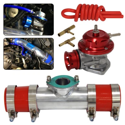 30 PSI einstellbares Turbo Abblasventil + Typ RS 2,25" Flanschrohradapter Kit - Image 1 of 4