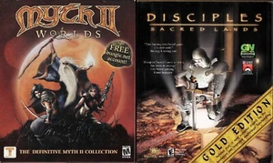 Myth II Worlds & Disciples Sacred Lands Gold Edition Pc New Big Boxes XP - Picture 1 of 6