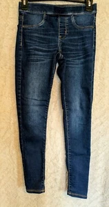 So- girls blue Pull-on jeans W/Elastic Tighteners sz 14 - Picture 1 of 5
