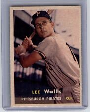 1957 Topps #52 Lee Walls Pittsburgh Pirates VG-Vintage-Nice Card-1091a