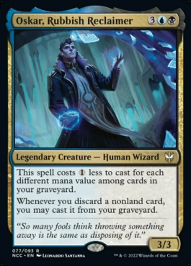 x1 Oskar, Rubbish Reclaimer R MTG Commander Streets of New Capenna M/NM, English - Image 1 of 1