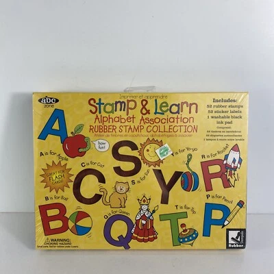NEW Alphabet Association Rubber Stamp Collection By Rubber Stampede Vintage 1998 - Изображение 1 из 2