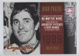 2012 Panini Cooperstown High Praise Nolan Ryan #2 HOF