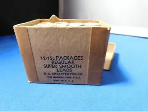 BOX OF W.A. SHEAFFER PEN CO. SUPER SMOOTH LEADS VINTAGE) - Picture 1 of 7