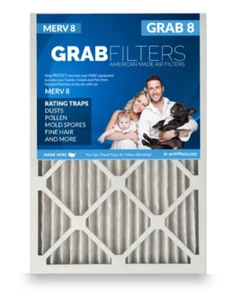 20x20x1 High Quality Replacement Furnace Air Filters - 4 Count. White, Pleated.  - Picture 1 of 4