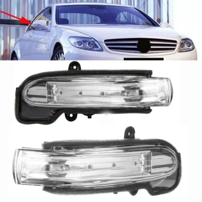 Пара указателей поворота бокового зеркала для Mercedes Benz W211 E320 W463 E500 класса G - Изображение 1 из 4