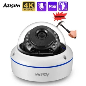 8MP 4K 1/2.8"SONY Sensor IP Camera Vandalproof Metal Audio POE Human AI CCTV Cam - Picture 1 of 12