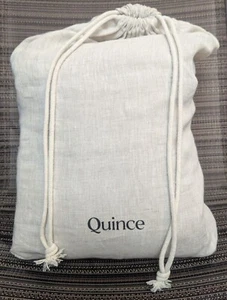 Quince 100% European Linen Duvet 3PC Set Cover Natural Chambray Full/Queen -NEW- - Picture 1 of 7