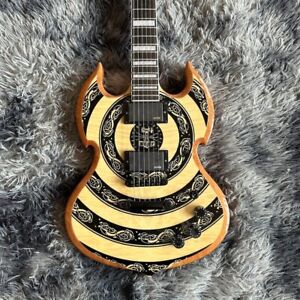 Custom shop Zakk Wylde Series Electric Guitar Totem pattern top shipping quickly