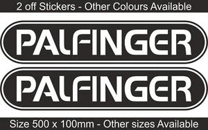Grúa hidráulica Palfinger | Gráfico de calcomanía adhesiva | Varios colores | BB185 - Imagen 1 de 2