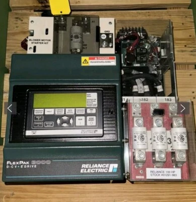 Reliance FlexPak  3000 D-CV S' Drive  100HP Motor Drive - Image 1 of 4