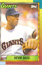 1990 (GIANTS) Topps Traded Tiffany #7T Kevin Bass /15000