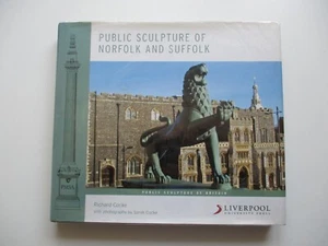 Double Signed PUBLIC SCULPTURE OF NORFOLK AND SUFFOLK Richard Cocke HB DJ Scarce - Imagen 1 de 13